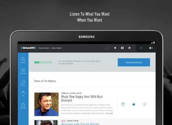 SiriusXM Canada android App screenshot 7