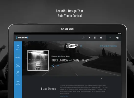 SiriusXM Canada android App screenshot 8